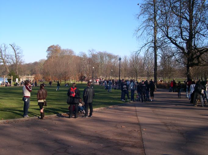  foule du dimanche au parc